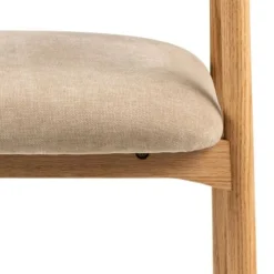 Eetkamerstoelen< Eetkamerstoel Ingmar Beige