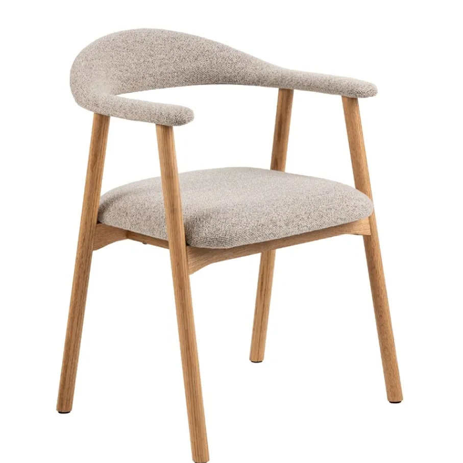 Eetkamerstoelen< Eetkamerstoel Ingmar Beige