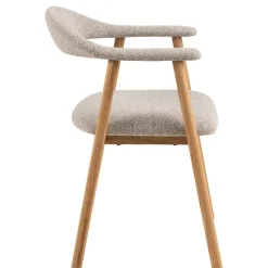 Eetkamerstoelen< Eetkamerstoel Ingmar Beige
