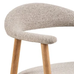 Eetkamerstoelen< Eetkamerstoel Ingmar Beige