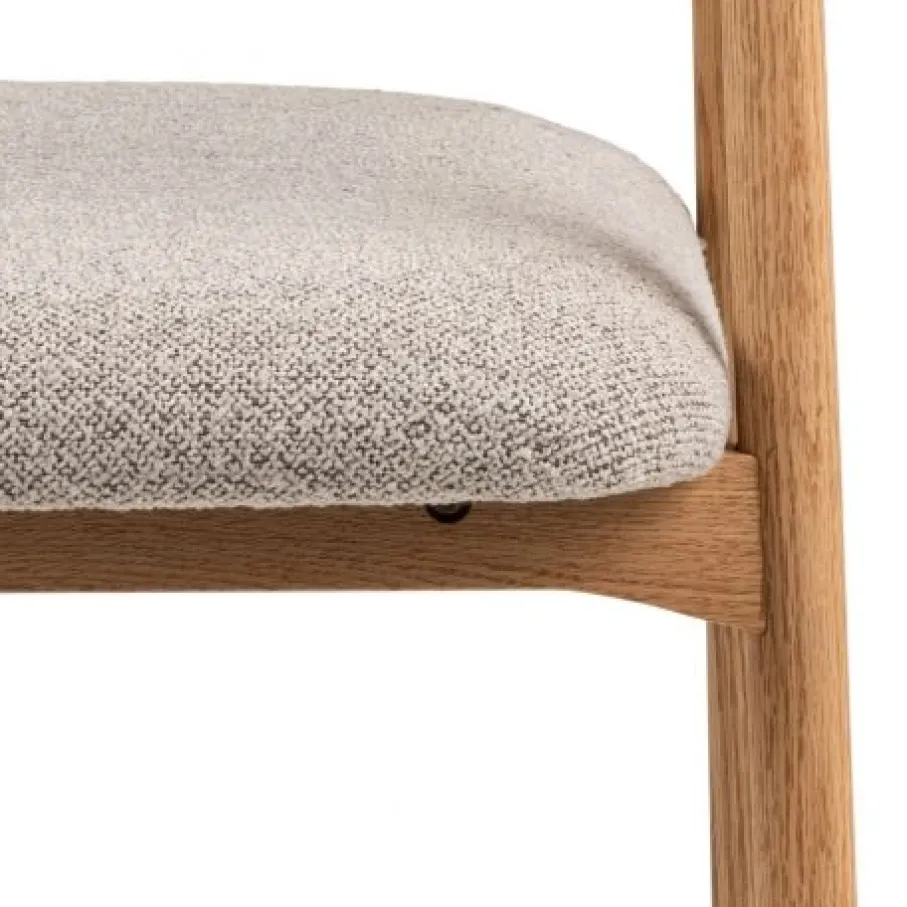 Eetkamerstoelen< Eetkamerstoel Ingmar Beige