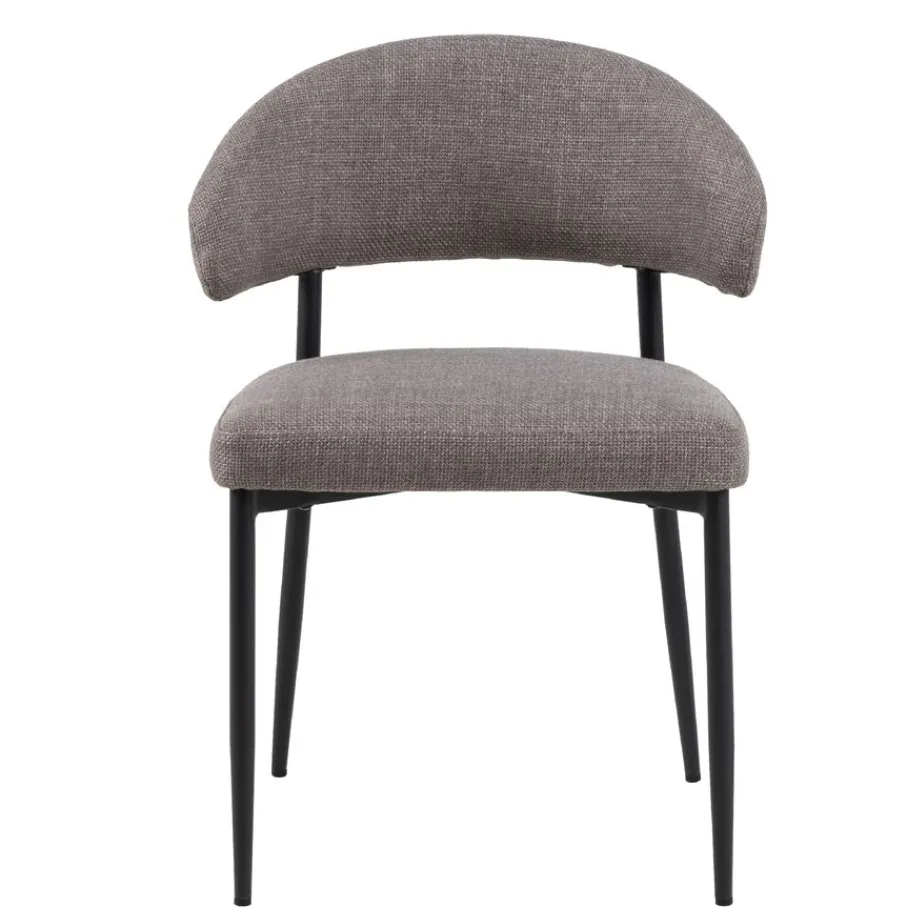 Eetkamerstoelen< Eetkamerstoel Jutta Taupe