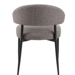 Eetkamerstoelen< Eetkamerstoel Jutta Taupe