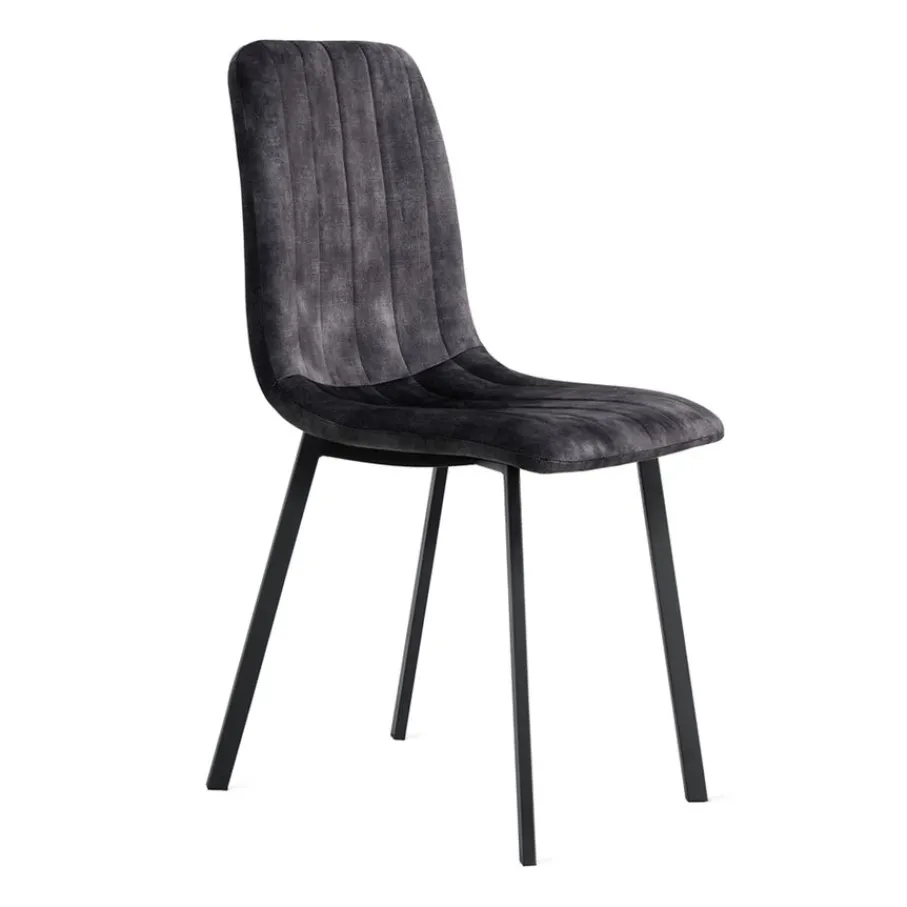 Eetkamerstoelen< Eetkamerstoel Kace Antraciet