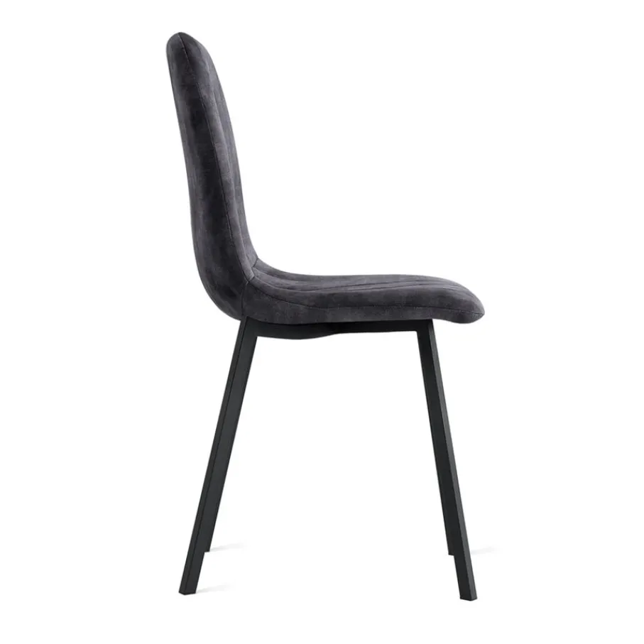 Eetkamerstoelen< Eetkamerstoel Kace Antraciet