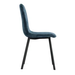 Eetkamerstoelen< Eetkamerstoel Kace Blauw