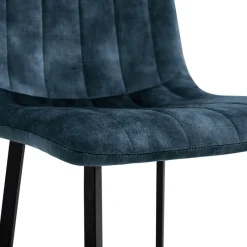 Eetkamerstoelen< Eetkamerstoel Kace Blauw