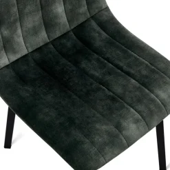 Eetkamerstoelen< Eetkamerstoel Kace Donkergroen