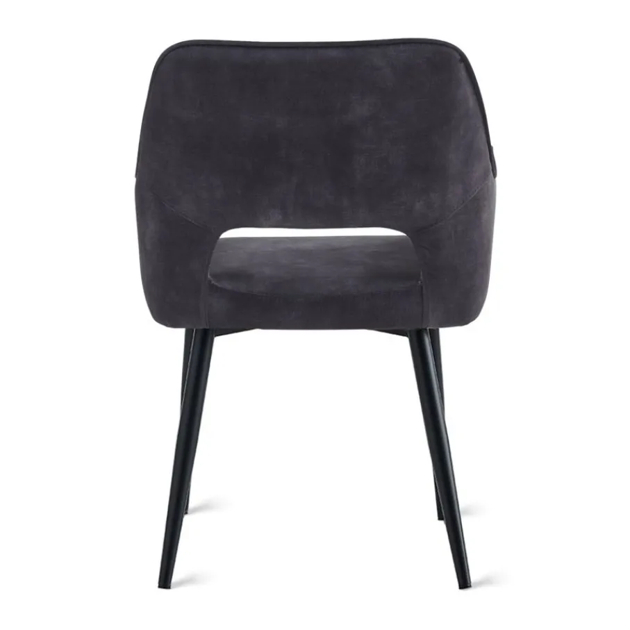 Eetkamerstoelen< Eetkamerstoel Kegan Antraciet