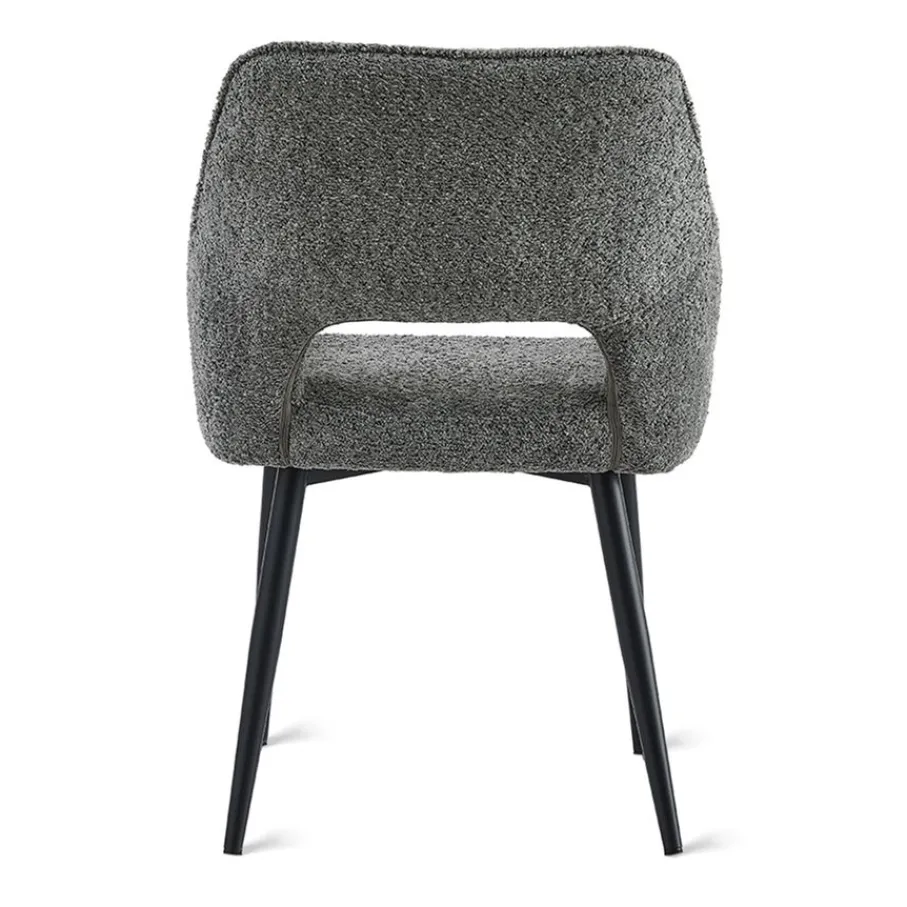 Eetkamerstoelen< Eetkamerstoel Kegan Antraciet