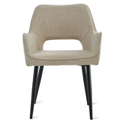 Eetkamerstoelen< Eetkamerstoel Kegan Beige