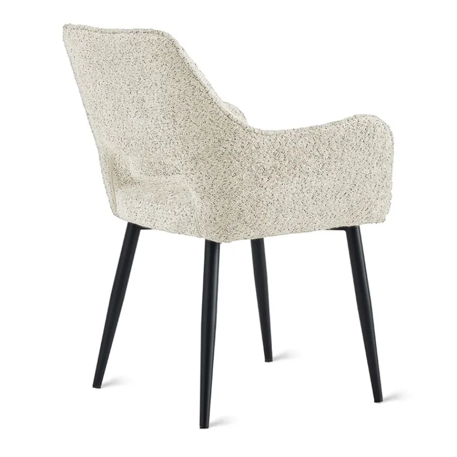 Eetkamerstoelen< Eetkamerstoel Kegan Beige