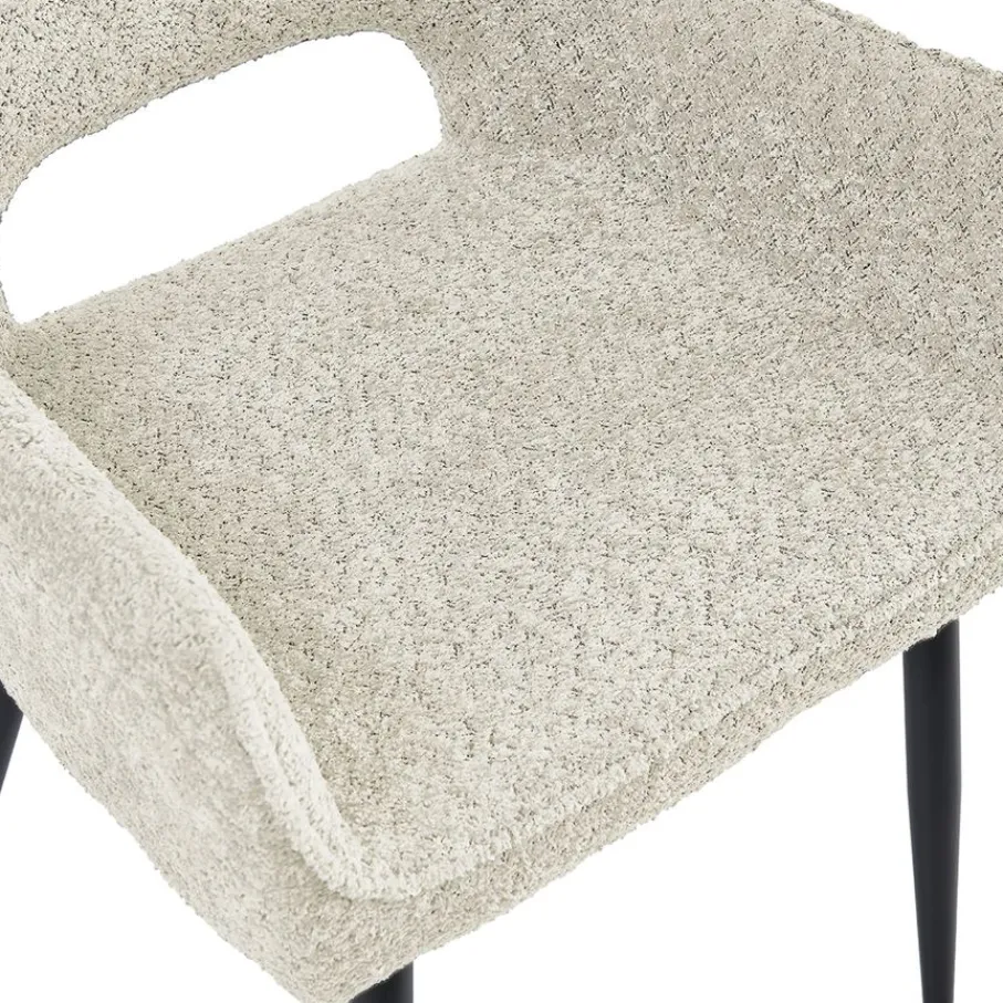 Eetkamerstoelen< Eetkamerstoel Kegan Beige