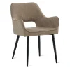 Eetkamerstoelen< Eetkamerstoel Kegan Bruin