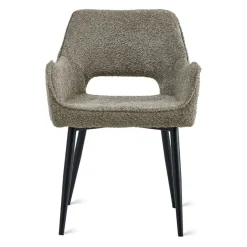 Eetkamerstoelen< Eetkamerstoel Kegan Taupe