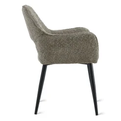 Eetkamerstoelen< Eetkamerstoel Kegan Taupe