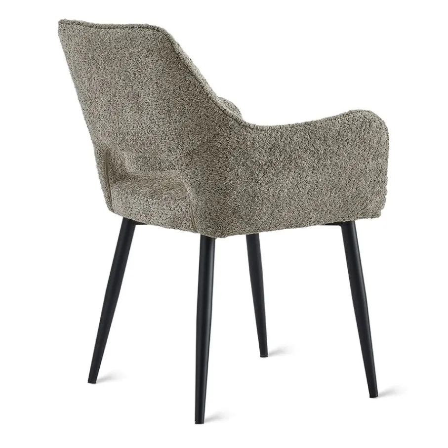Eetkamerstoelen< Eetkamerstoel Kegan Taupe