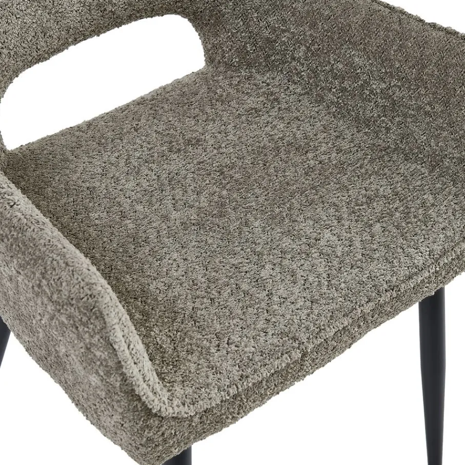 Eetkamerstoelen< Eetkamerstoel Kegan Taupe