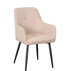 Eetkamerstoelen< Eetkamerstoel Leuven Beige