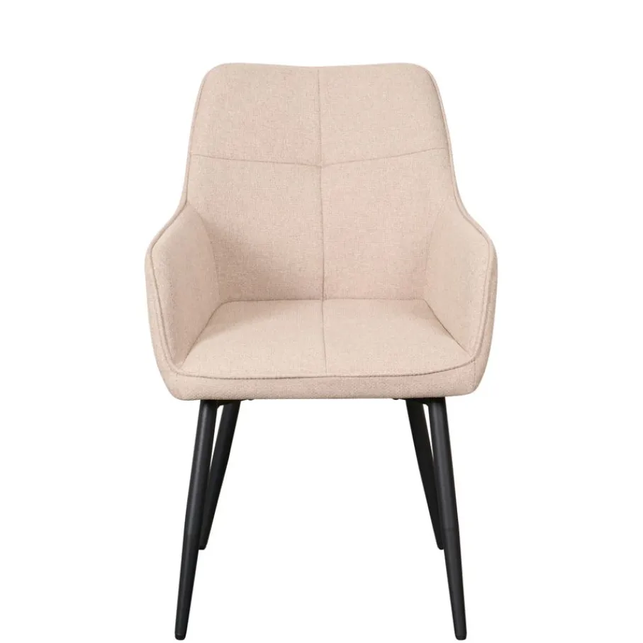 Eetkamerstoelen< Eetkamerstoel Leuven Beige