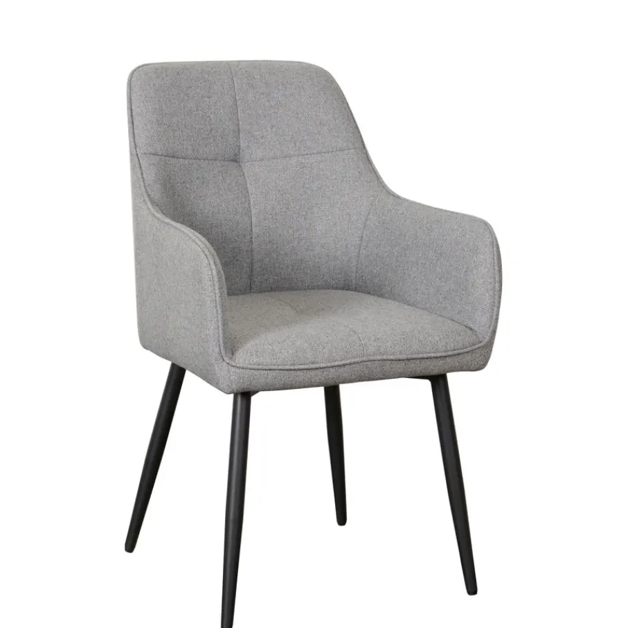 Eetkamerstoelen< Eetkamerstoel Leuven Grijs