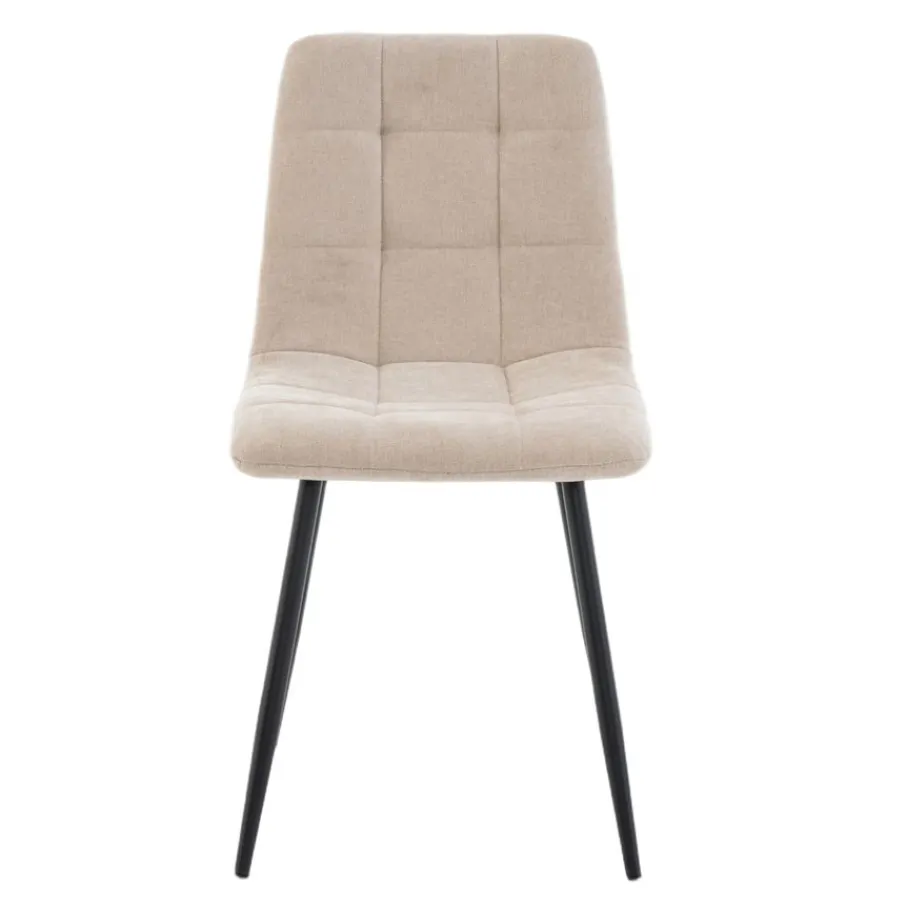 Eetkamerstoelen< Eetkamerstoel Lier Beige