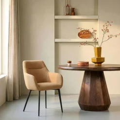 Eetkamerstoelen< Eetkamerstoel Lokeren Caramel