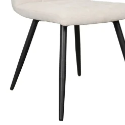 Eetkamerstoelen< Eetkamerstoel Luik Crème