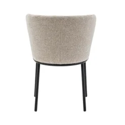 Eetkamerstoelen< Eetkamerstoel Maeve Beige
