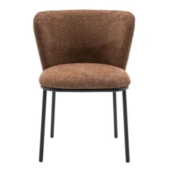 Eetkamerstoelen< Eetkamerstoel Maeve Mosterdbruin