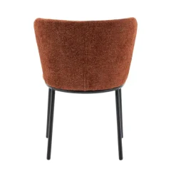 Eetkamerstoelen< Eetkamerstoel Maeve Roestbruin