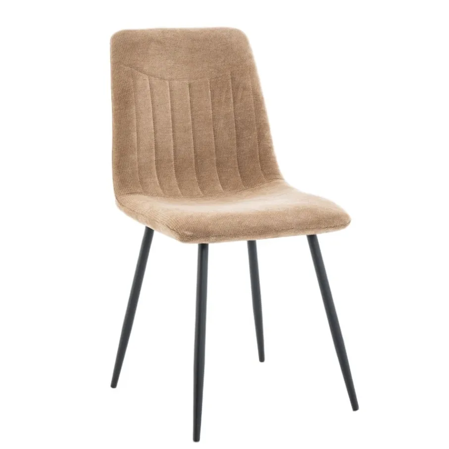 Eetkamerstoelen< Eetkamerstoel Nessa Taupe