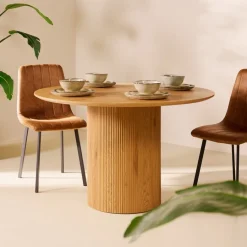 Eetkamerstoelen< Eetkamerstoel Piet Cognac