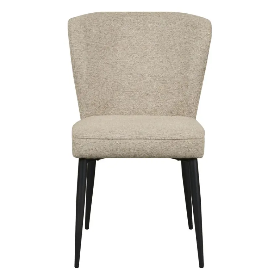 Eetkamerstoelen< Eetkamerstoel Reva Beige