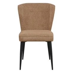 Eetkamerstoelen< Eetkamerstoel Reva Hazelnootbruin