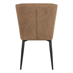 Eetkamerstoelen< Eetkamerstoel Reva Hazelnootbruin