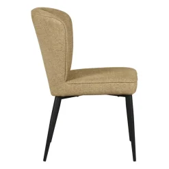 Eetkamerstoelen< Eetkamerstoel Reva Mosterdgeel