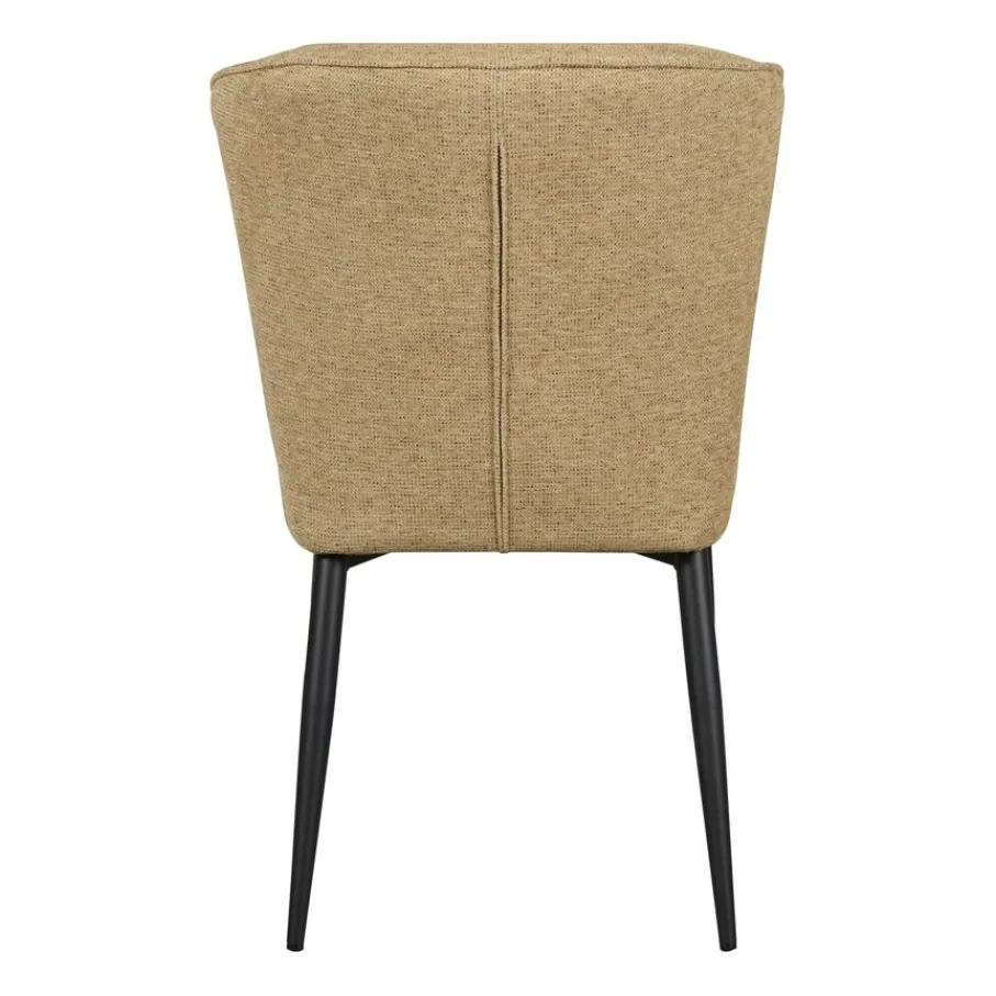 Eetkamerstoelen< Eetkamerstoel Reva Mosterdgeel
