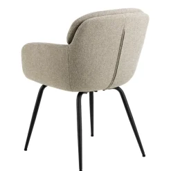 Eetkamerstoelen< Eetkamerstoel Rikke Beige