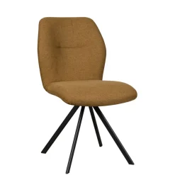 Eetkamerstoelen< Eetkamerstoel Selnass Bruin