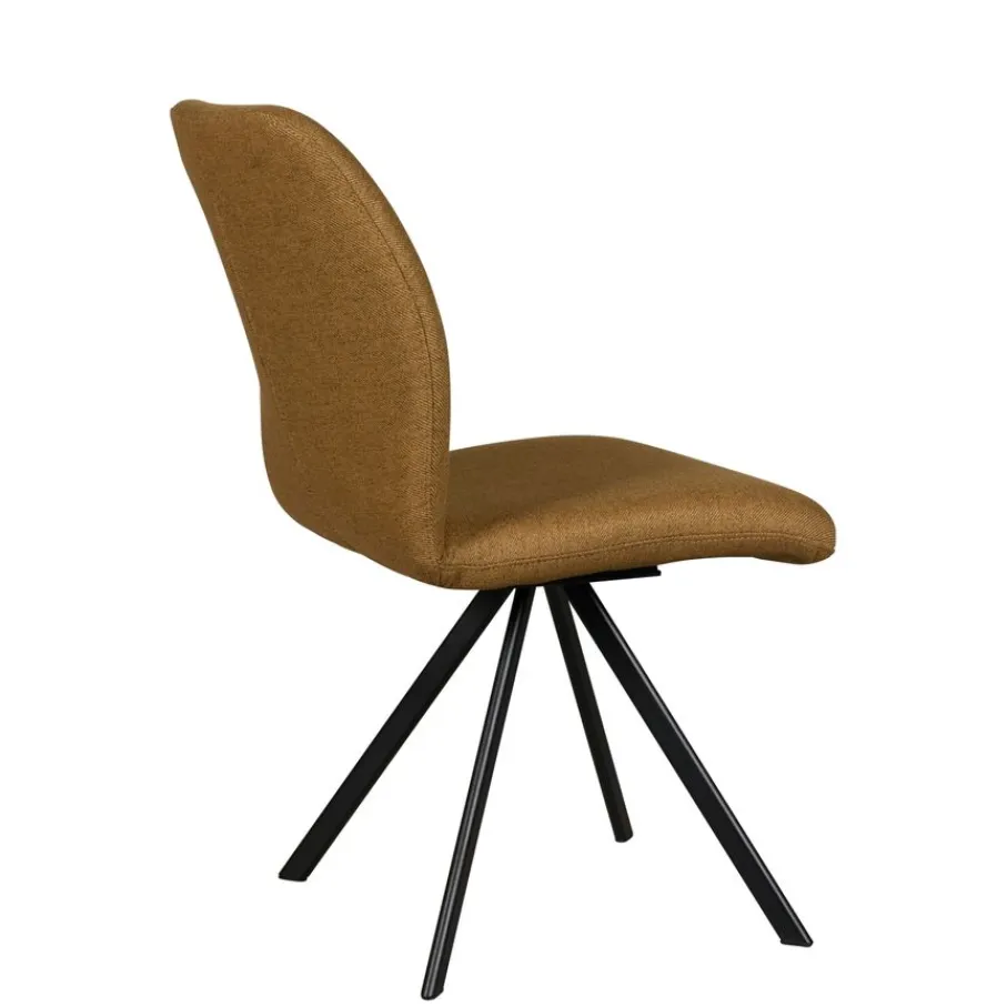Eetkamerstoelen< Eetkamerstoel Selnass Bruin