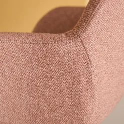Eetkamerstoelen< Eetkamerstoel Selnass Roze