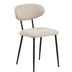 Eetkamerstoelen< Eetkamerstoel Silje Beige