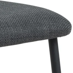 Eetkamerstoelen< Eetkamerstoel Silje Donkergrijs