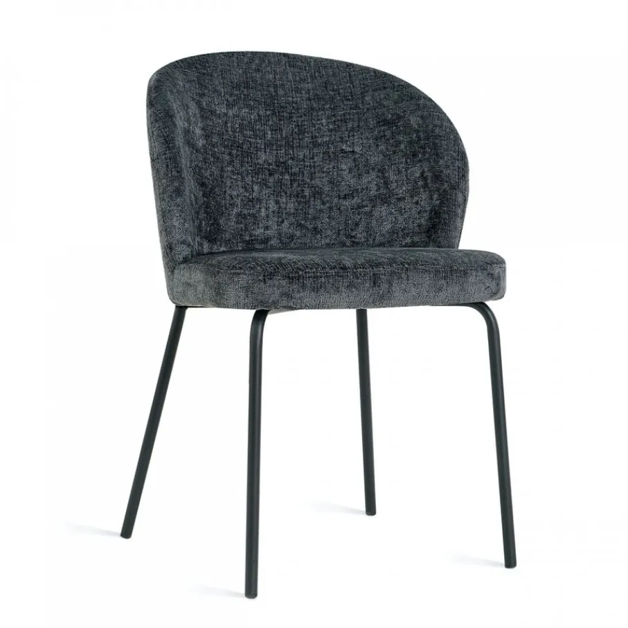 Eetkamerstoelen< Eetkamerstoel Tamar Antraciet