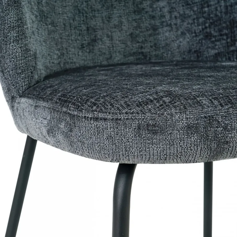 Eetkamerstoelen< Eetkamerstoel Tamar Antraciet