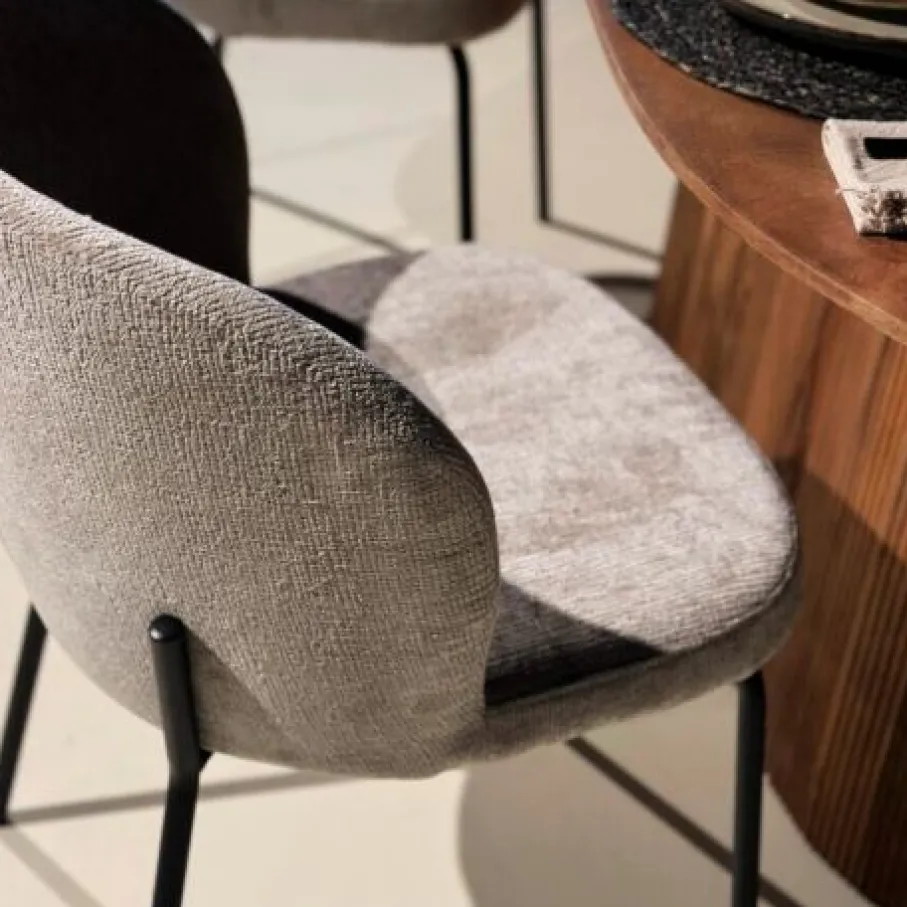 Eetkamerstoelen< Eetkamerstoel Tamar Beige