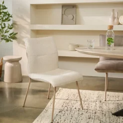 Eetkamerstoelen< Eetkamerstoel Trondheim Greige