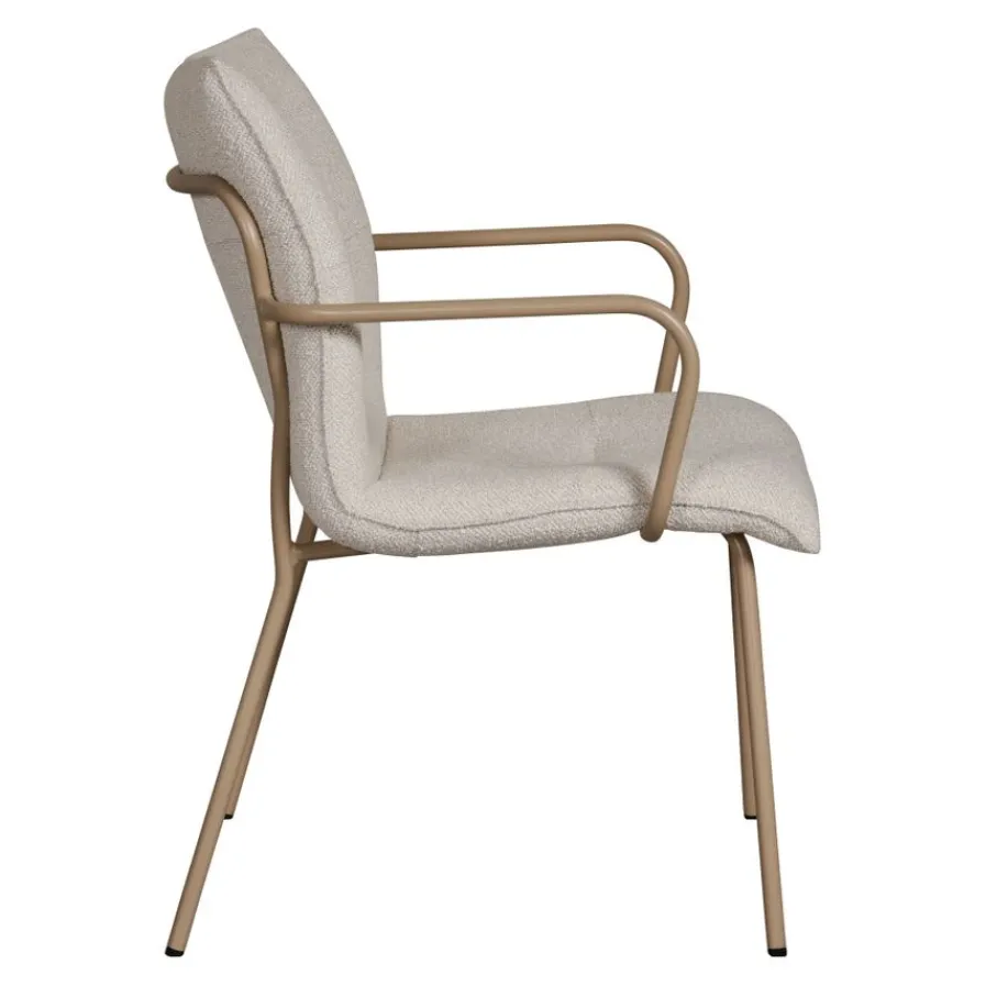 Eetkamerstoelen< Eetkamerstoel Trondheim Greige