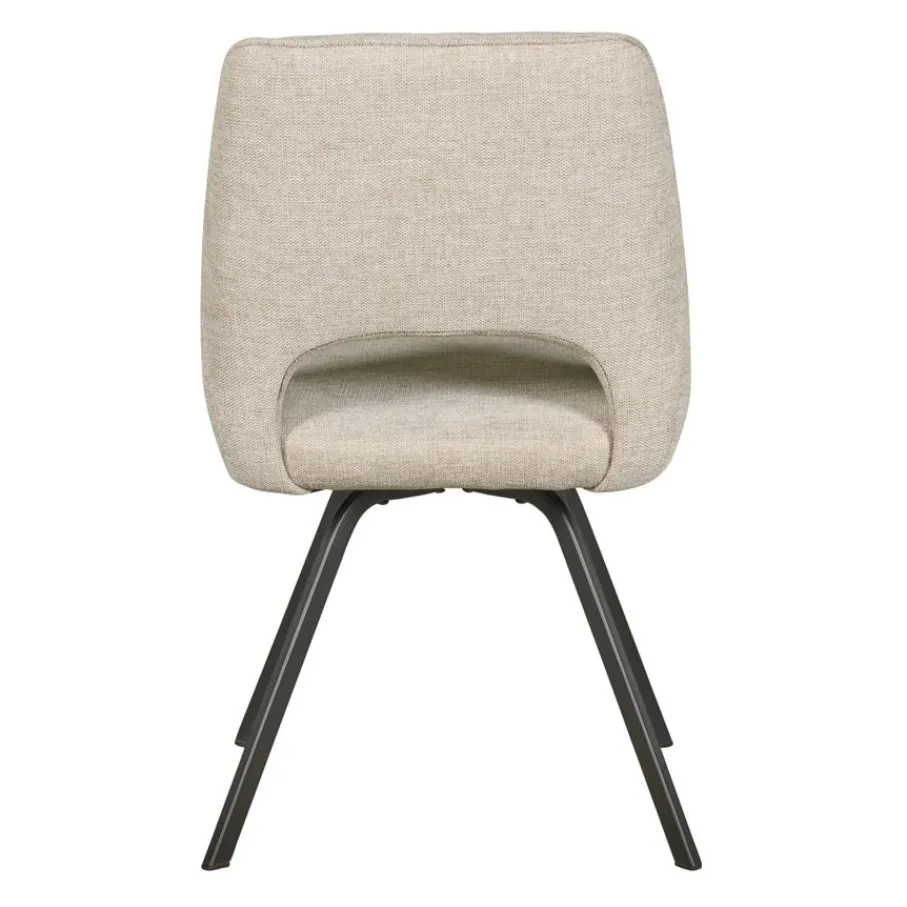 Eetkamerstoelen< Eetkamerstoel Vellir Beige
